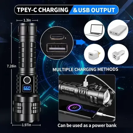 StormLight Pro 1200 – IP65 & Powerbank