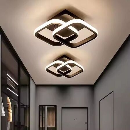 2 stk. Loftlampe LED Firkantet 22W