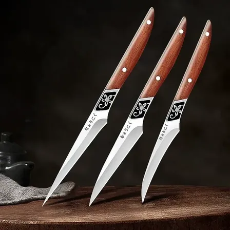 2 sæt Frugtknive – 3 knive – 3Cr13 rustfrit stål