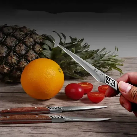 2 sæt Frugtknive – 3 knive – 3Cr13 rustfrit stål