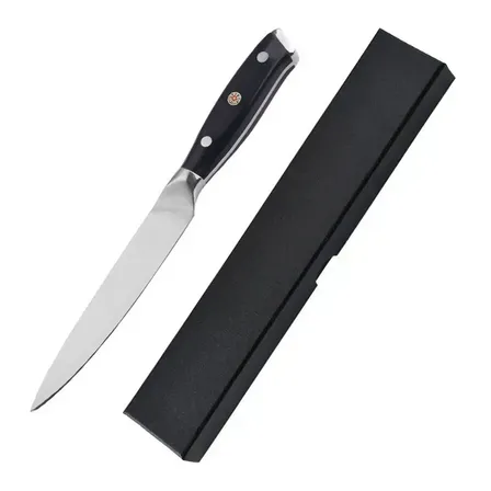 Universalkniv – 5Cr15MoV rustfrit stål – Pakka træskaft