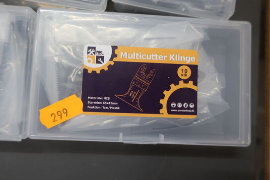 10 stk. multicutter-klinger 65x42 mm. Træ/plastik