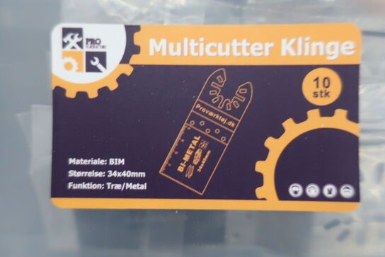 10 stk. multicutter-klinger 34x40 mm. Træ/metal