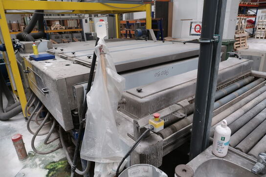 Complete washing system TRIULZI with conveyor belt