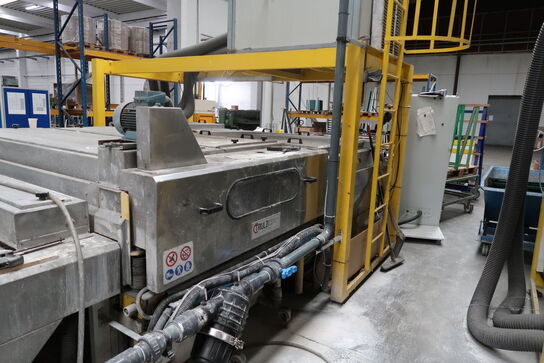 Complete line for washing and grinding glass plates, i.a. TRIULZI