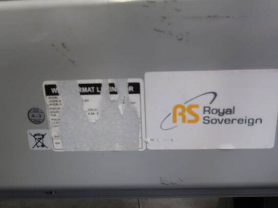 Cold/Hot 65" roll laminator ROYAL SOVEREIGN RSC 1651LSH