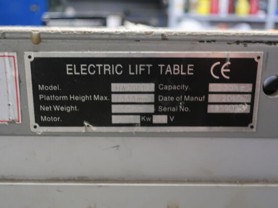 Lifting table SILVERSTONE HW2001