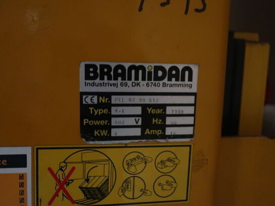 Cardboard press BRAMIDAN 4-K year. 1999