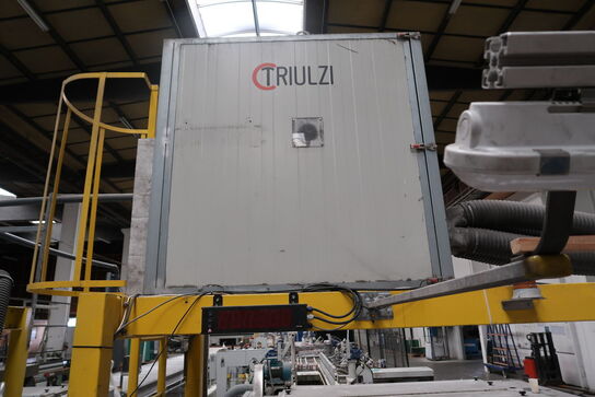 Complete line for washing and grinding glass plates, i.a. TRIULZI