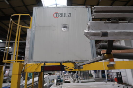 Complete line for washing and grinding glass plates, i.a. TRIULZI