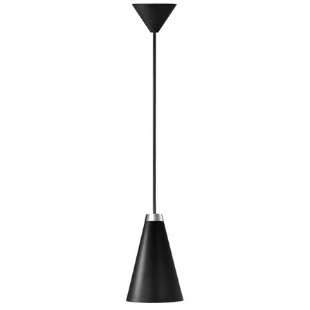 Loftlampe/Pendel sort/krom