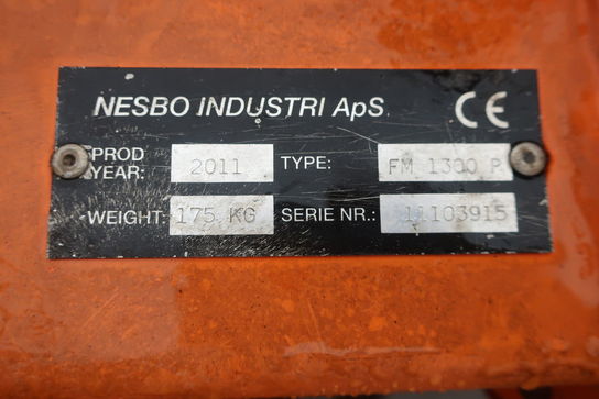 Hydraulisk fejekost NESBO FM 1300 P