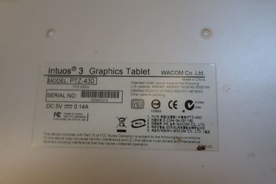 Tegneplade WACOM Intuos 3 PTZ-430