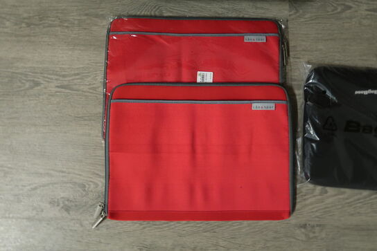 3 stk. Laptop sleeve + taske 