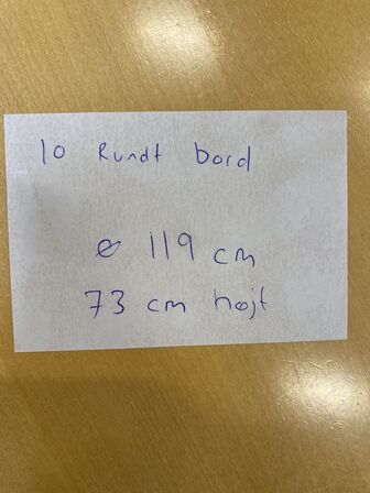 Rundt bord  ø119