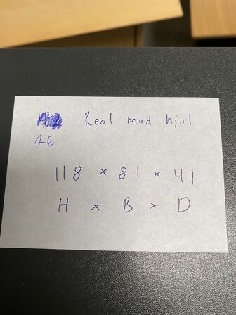 Reol på hjul