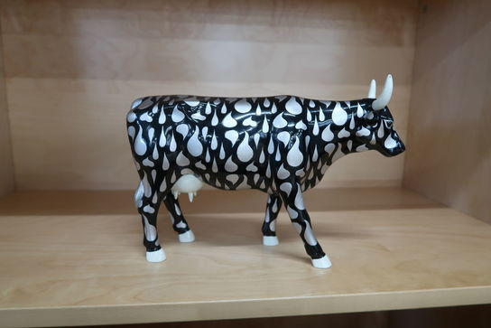 Fugl og bil KAJ BOJESEN samt 1 stk. ko COWPARADE