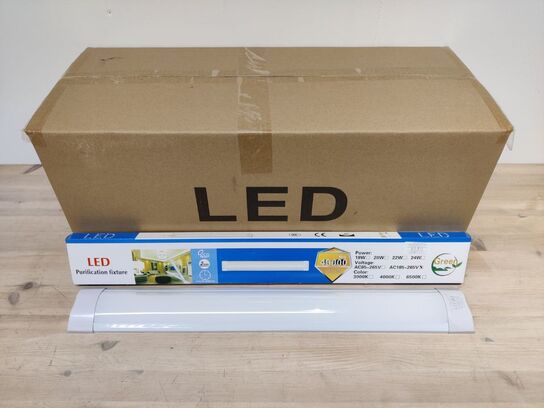 30 stk. LED lysarmaturer, 96 watt, 60 cm. 