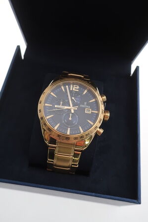 Herreur FESTINA Gold Chrono - guldfarvet stål F20266/2