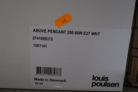 Pendel LOUIS POULSEN Above 60W 250 White