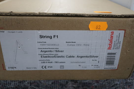 Gulvlampe ROTALIANA String F1 Silver 