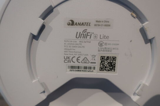 3 stk. access point UNIFI 6 LITE