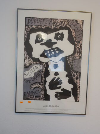 Indrammet plakat JEAN DUBUFFET