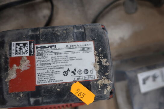 Lader og batteri HILTI