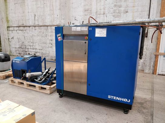 Stenhøj Kompressor SP50, 8Bar 37kW + BT-450