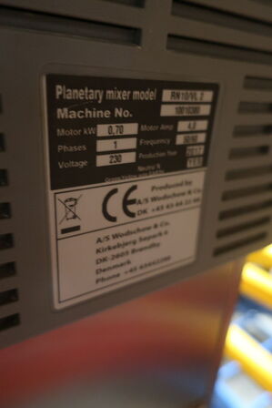 Røremaskine VARIMIXER RN10/VL 2