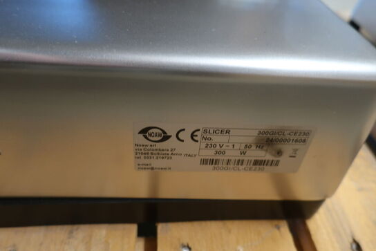 Pålægsskæremaskine NOAW Slicer 300GI/CL-CE230