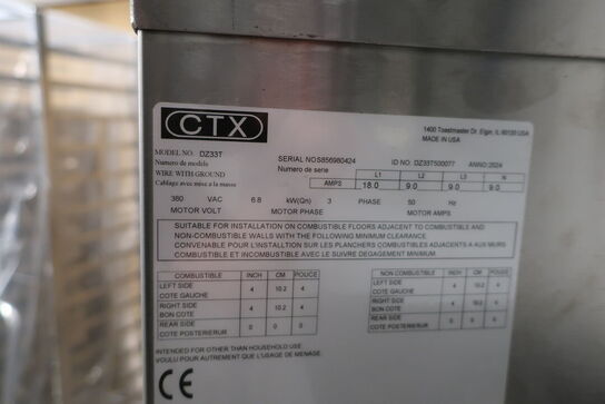 Tredobbelt båndovn CTX DZ33T