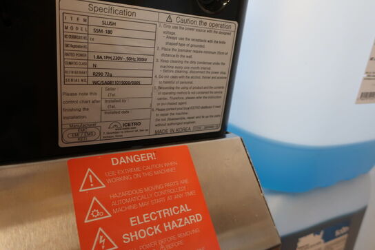 Slushicemaskine SSM-180 (defekt)