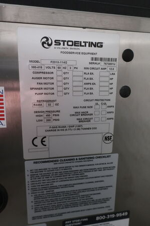 Softicemaskine STOELTING F231X-114I2