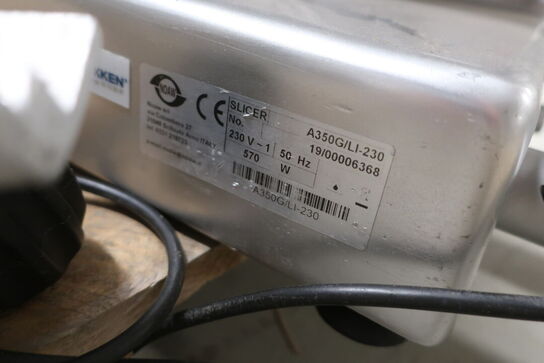 Pålægsskæremaskine NOAW Slicer A350G/LI-230