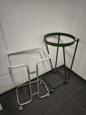 2 stk. affaldsstativer