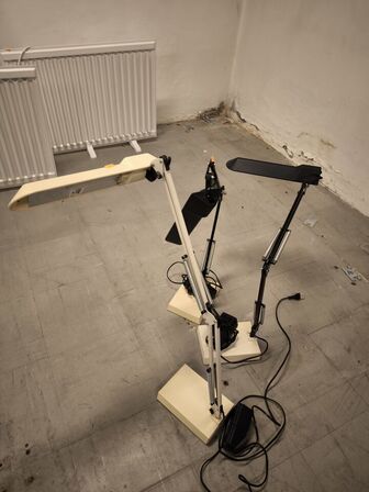 3 stk. bordlamper