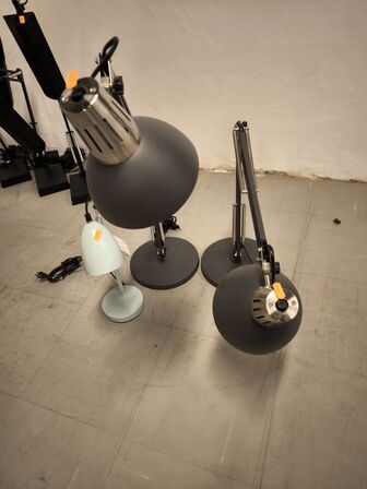3 stk. bordlamper