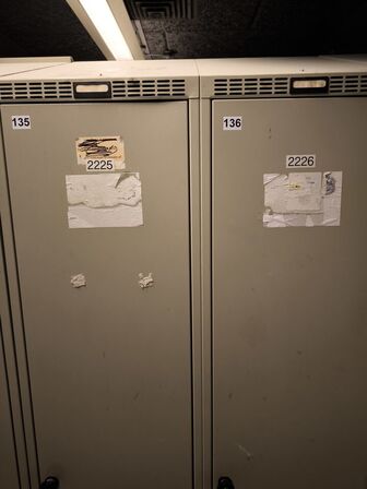 Omklædningsskabe