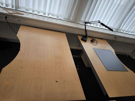 2 stk. el. hæve/sænke skrivebord
