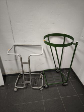 2 stk. affaldsstativer
