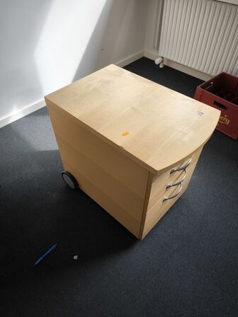 Skab samt skuffemodul 