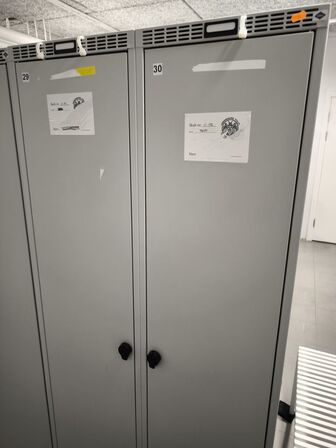 Omklædningsskabe
