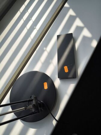 Lampe samt dockin-station 