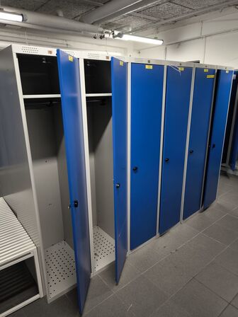 Omklædningsskabe
