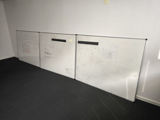 3 stk. whiteboards