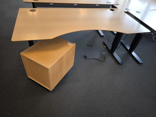 2 stk. el. hæve/sænke skriveborde