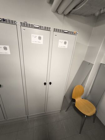 Omklædningsskabe