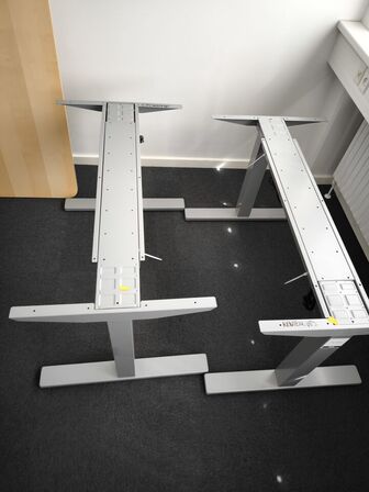 3 stk. el. hæve/sænke skrivebord (adskilt)