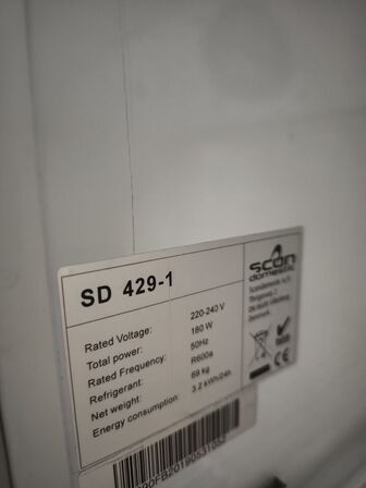 Displaykøleskab SCAN DOMESTIC SD 429-1